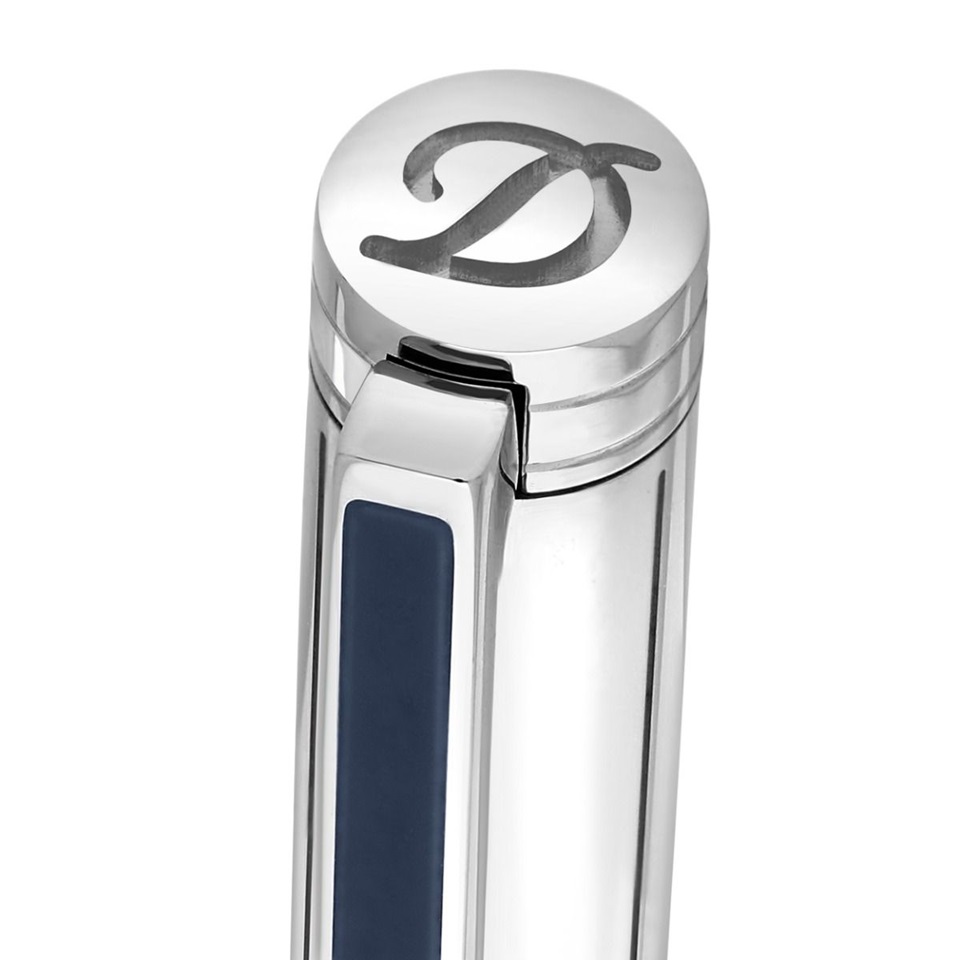 ボールペン Dupont S.T. Dupont Classique Blue Palladium Ballpoint 045077N